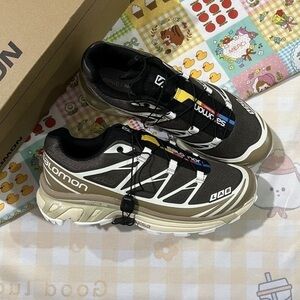 Salomon Black and Brown Sneakers